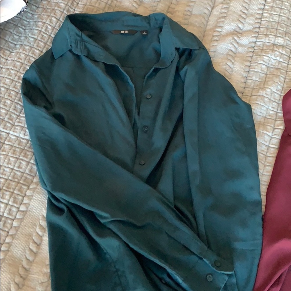 New, soft turquoise blouse!